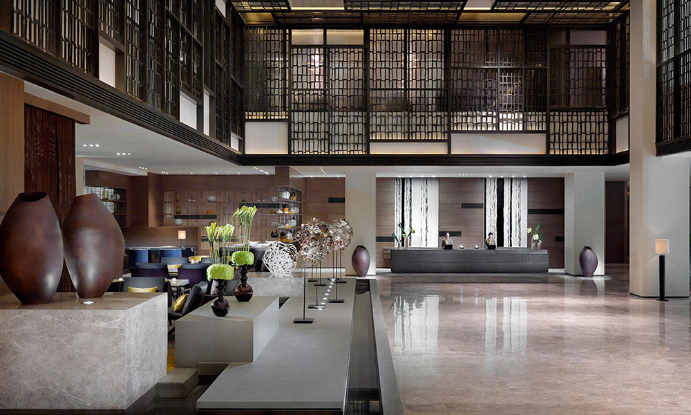 Tianjin Hyatt Hotel lobby