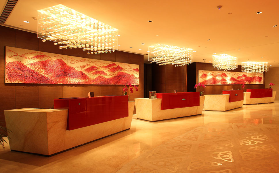 The front desk