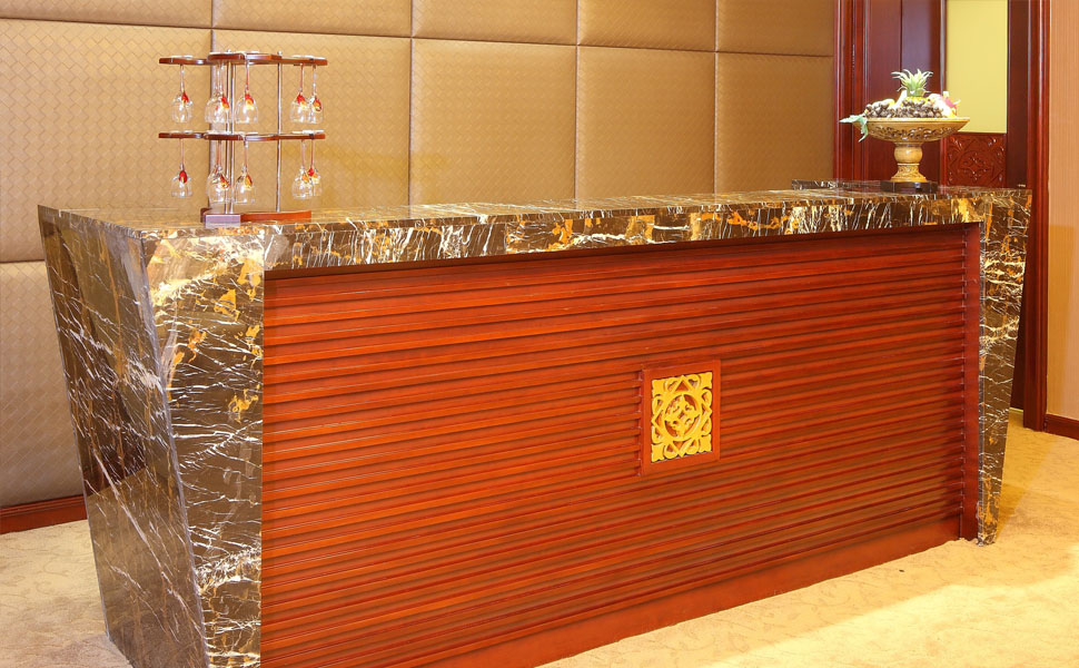 The front desk