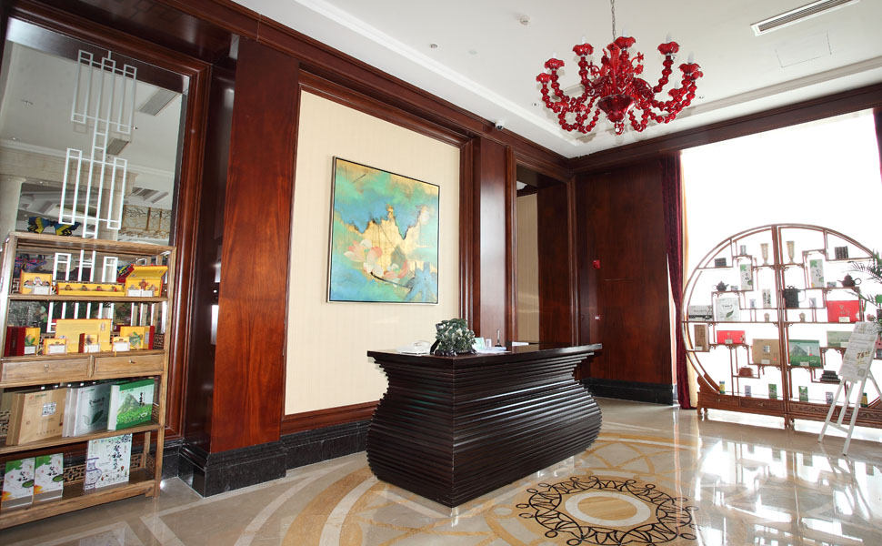 The front desk